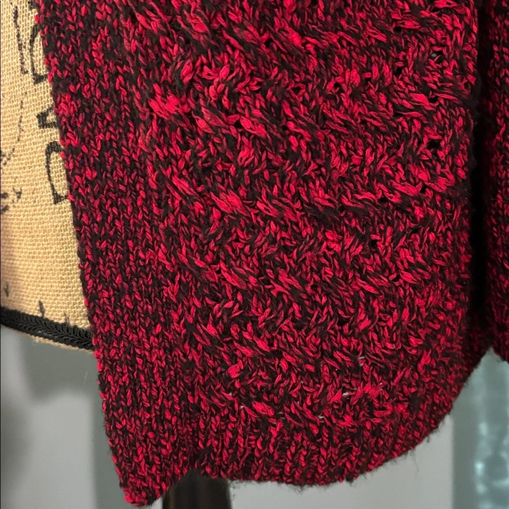 Ruby Rd Marled One Button-Front Cardigan - Picture 3 of 11